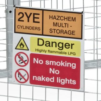 Gas Cage Signage